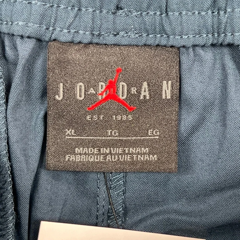 Jordan Pants Mens XL Blue Woven Jumpman Athletic Drawstring